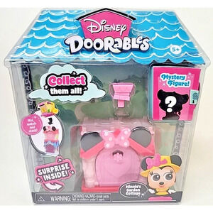 Disney Doorables Minnie’s Garden Cottage + 1 Mystery Figure New Sealed Girls Toy
